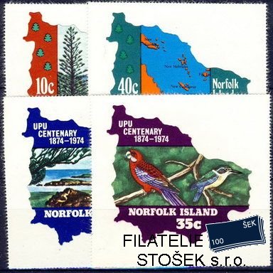 Norfolk Isl. Mi 160-3+Bl.1