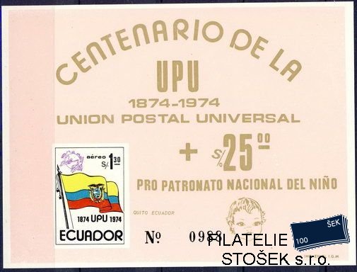 Ecuador Mi 1629+Bl.66-7