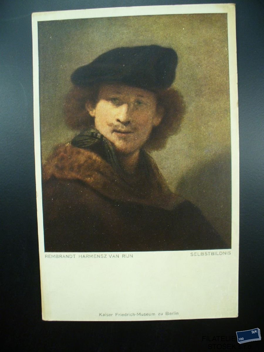 Pohledy - autoportrét - Rembrandt van Rijn
