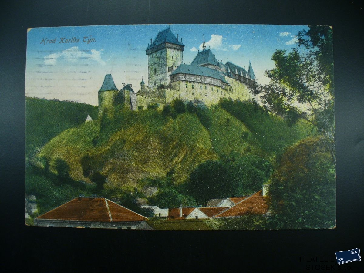Karlův Týn - Pohled na hrad