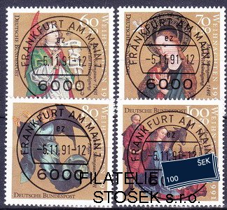 Bundes známky Mi 1578-81
