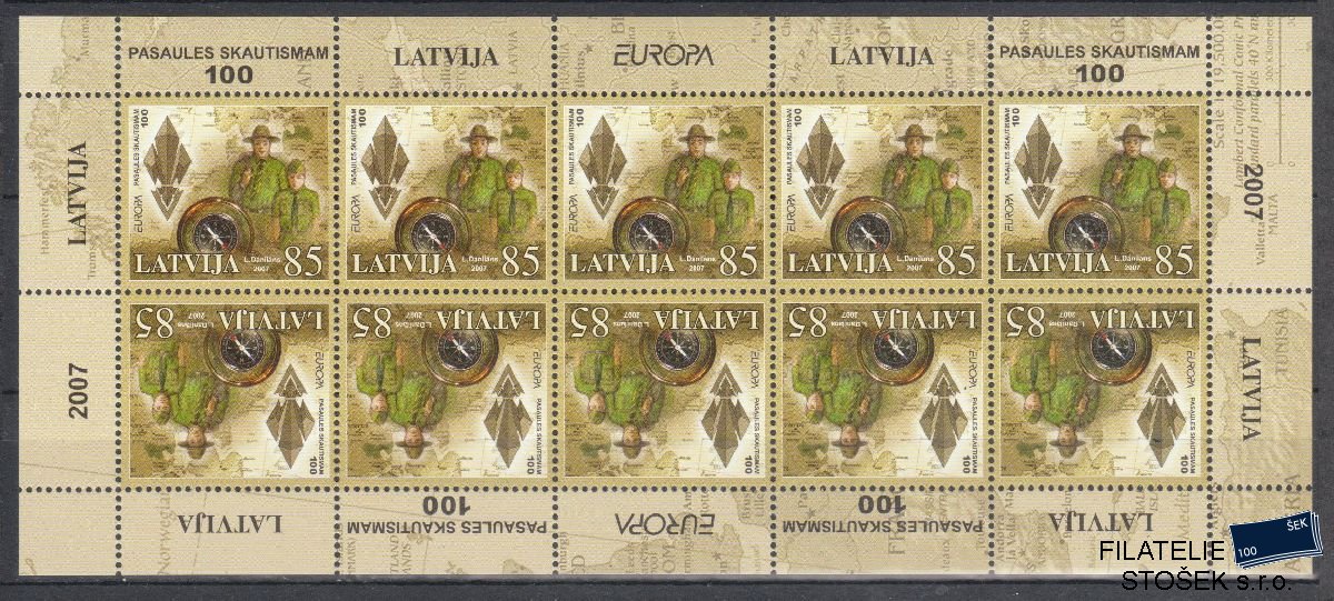 Lotyšsko známky Mi 700 KL - Skaut