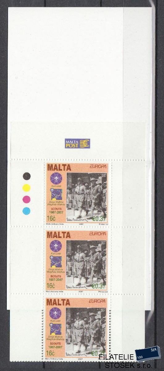 Malta známky Mi 1514 MH - Skaut