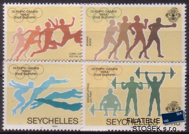 Seychelles Mi 563-6+Bl.24