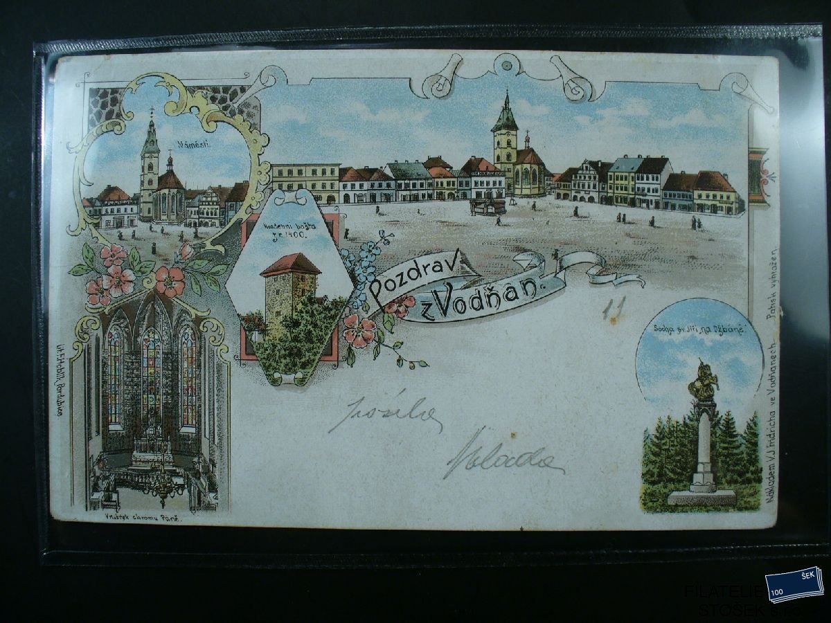 Vodňany - 5 okénková pohlednice