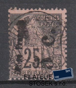 Congo známky Yv 7b - Svislý přetisk