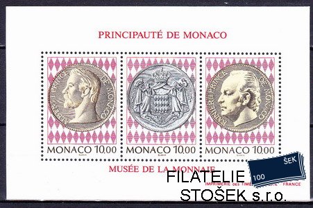 Monako známky Mi 2188-90 (Bl.64)