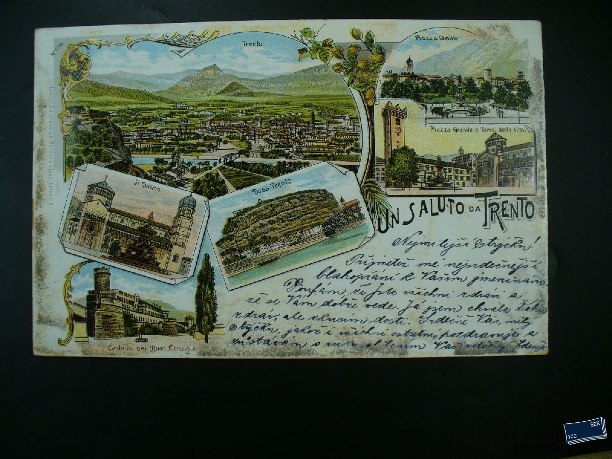 Itálie - Trento - Barevná pohlednice
