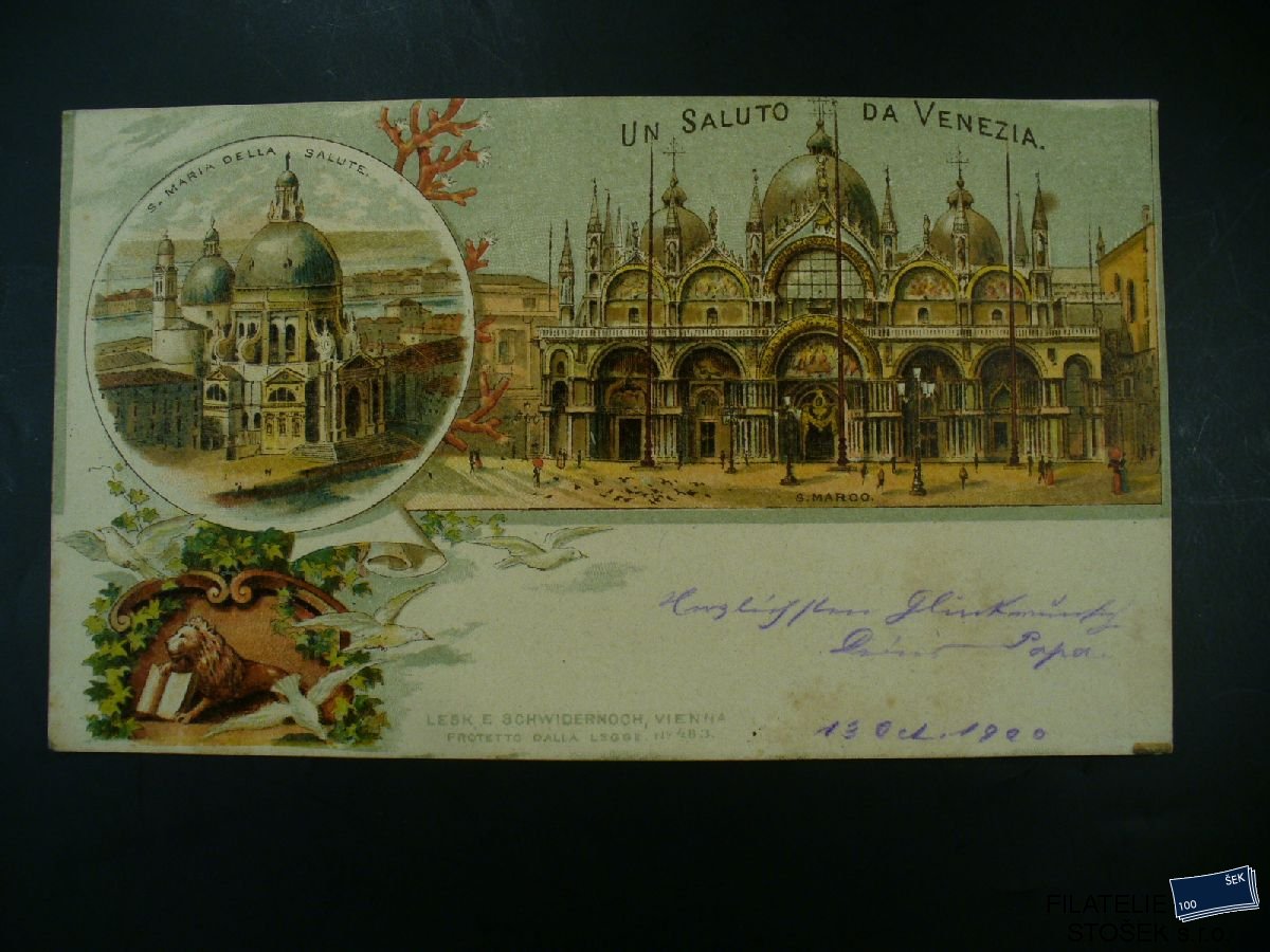 Itálie - Venezia - Barevná pohlednice