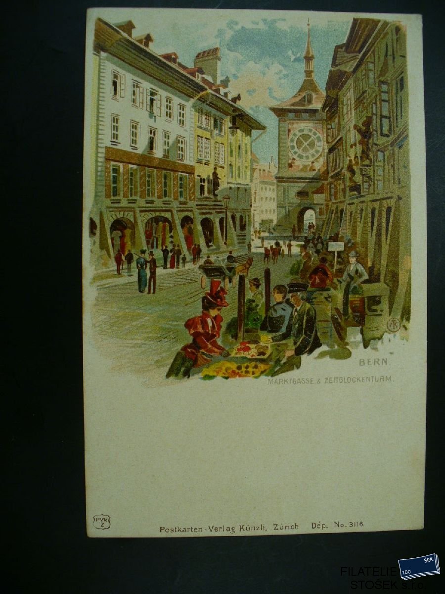 Švýcarsko - Bern - Barevná pohlednice