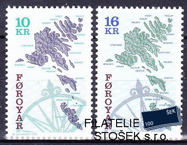 Faerské ostrovy známky Mi 0303-4