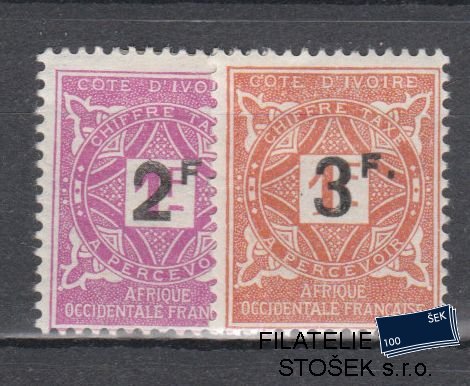 Cote d Ivore známky Yv TT 7-8