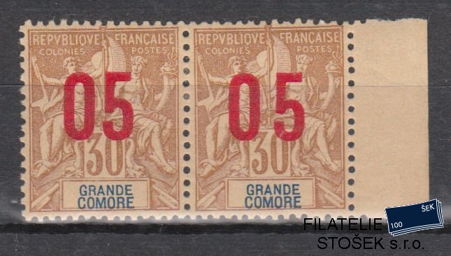 Grande Comore známky Yv 25+25A