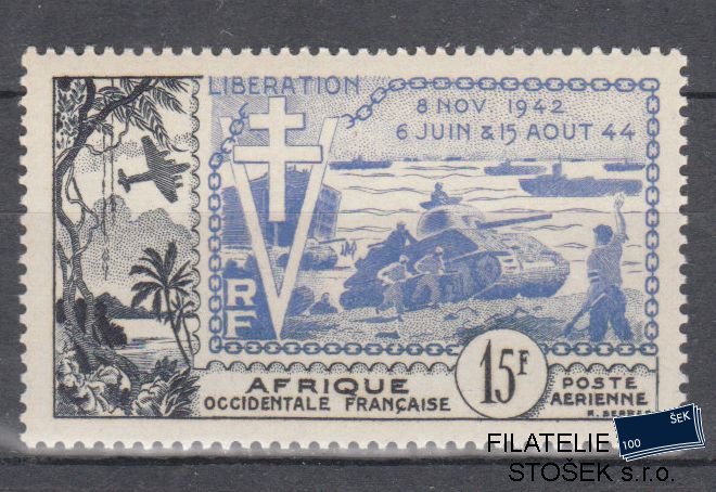 Afr.occidentale známky 1954 Liberation