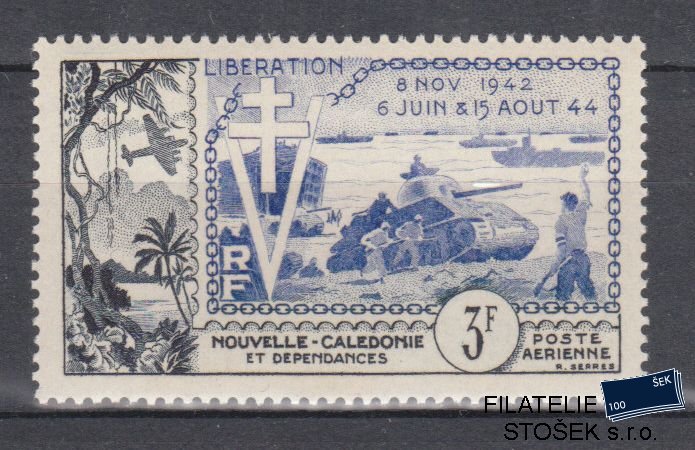 N.Caledonie známky 1954 Liberation