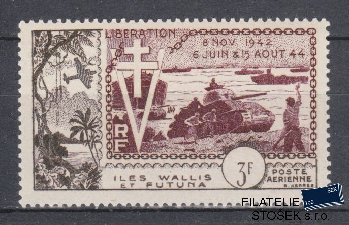 Wallis známky 1954 Liberation