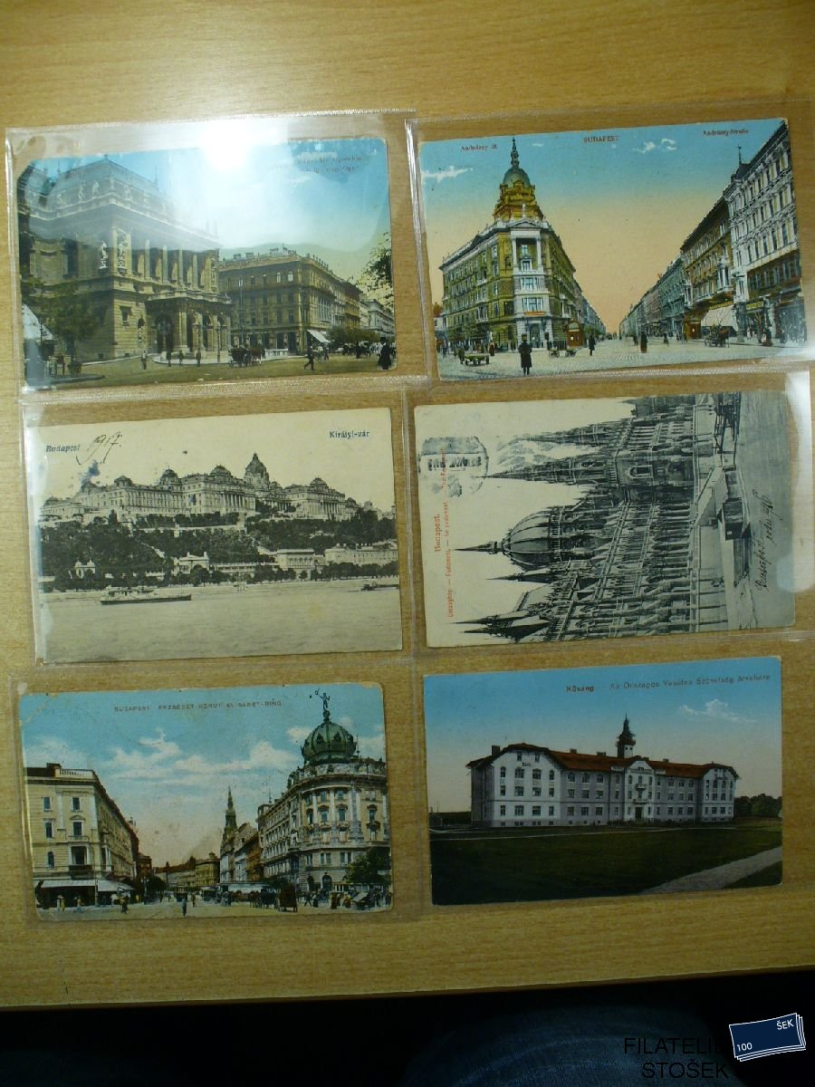Partie pohlednic - Maďarsko