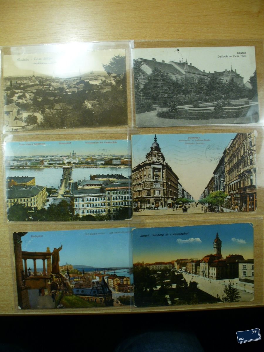 Partie pohlednic - Maďarsko