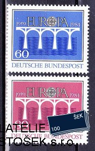 Bundes známky Mi 1210-11