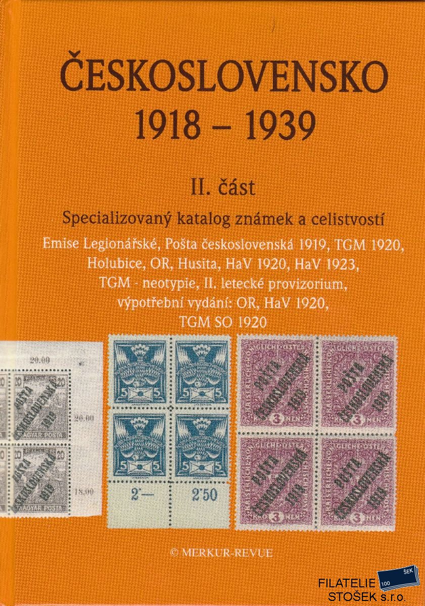 Katalog ČSR I 1918-1939 - II část
