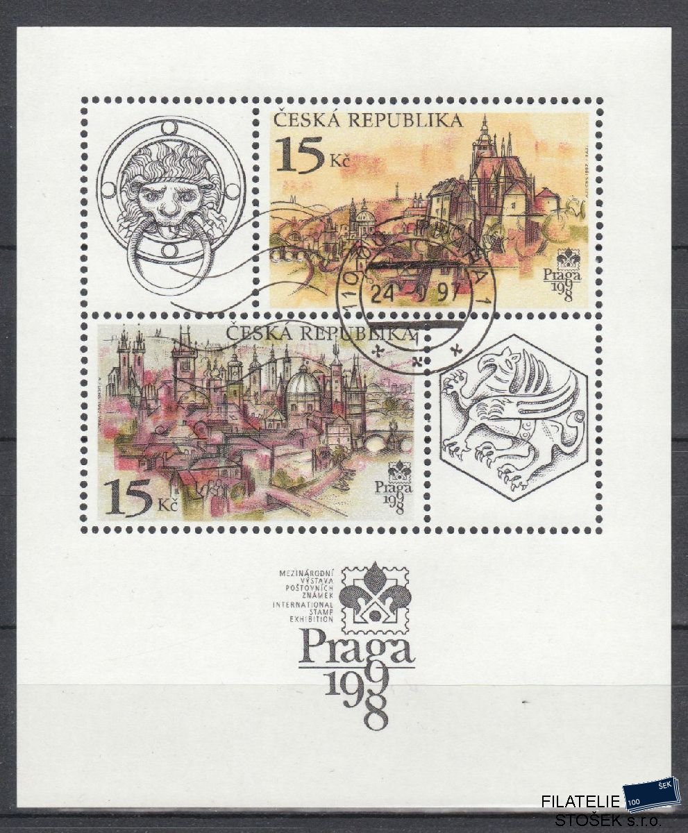 Česká republika známky 156-57 Aršík