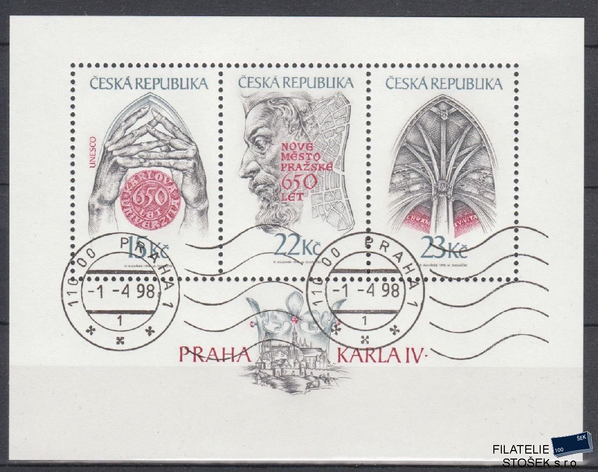 Česká republika známky 174-176 Aršík