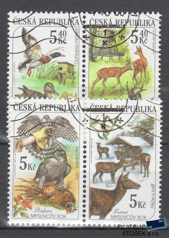 Česká republika známky 271-74 Spojky