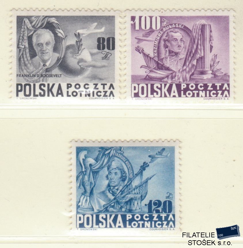 Polsko známky Mi 515-517
