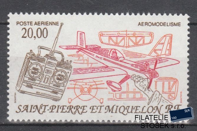 St. Pierre & Miquelon známky Mi 638 - Letadla