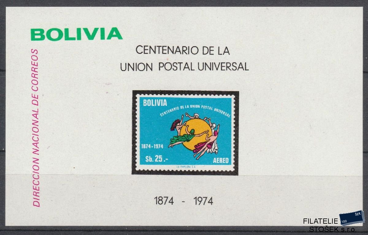 Bolivia známky Mi Blok 65