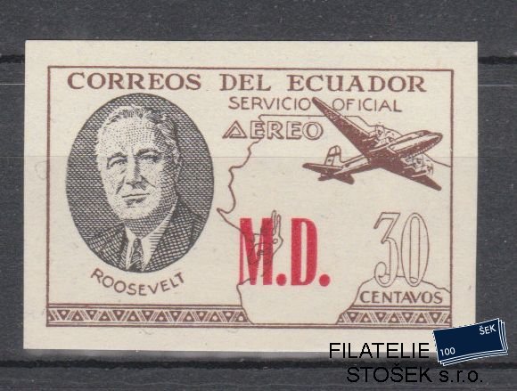 Ecuador známky Mi D 167 - Letadla
