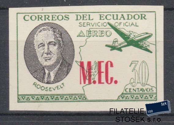 Ecuador známky Mi D 168 - Letadla