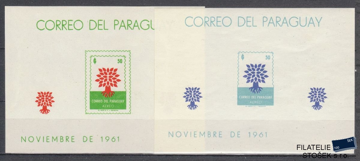 Paraguay známky Mi Blok 10-11