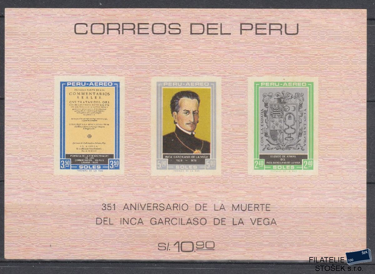 Peru známky Mi Blok 7
