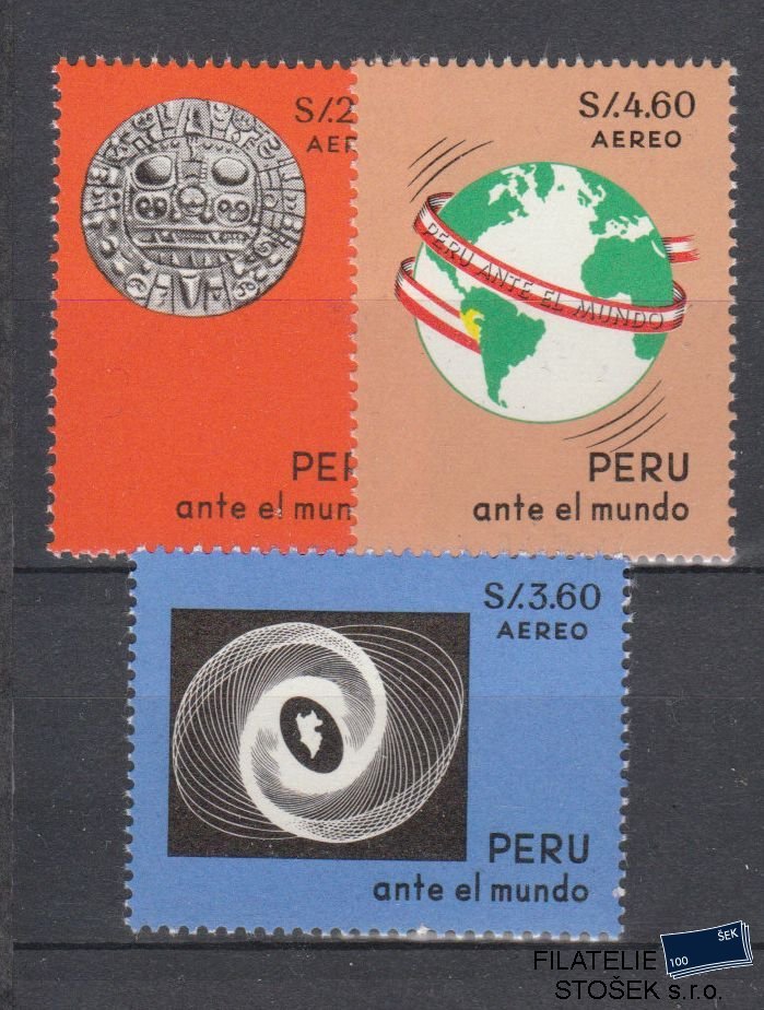 Peru známky Mi 678-80