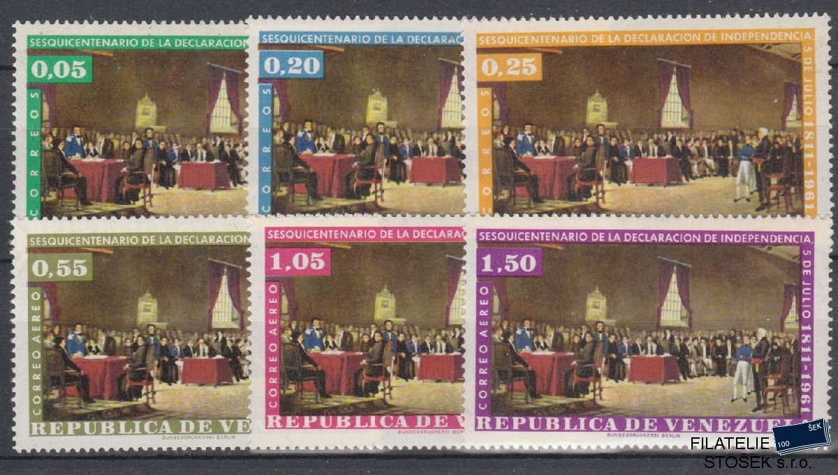 Venezuela známky Mi 1451-56