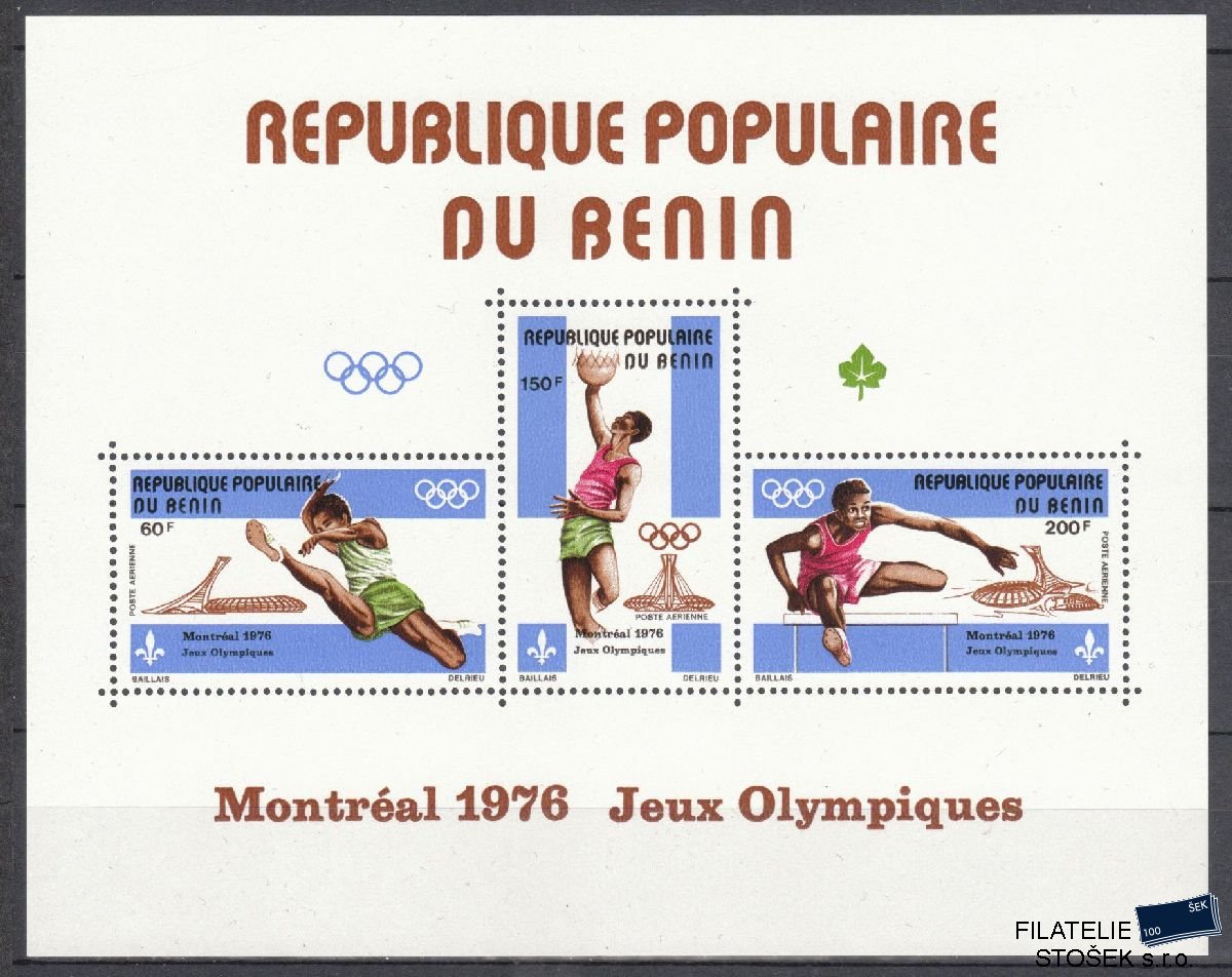 Benin známky Mi Blok 1 - Olympijské hry