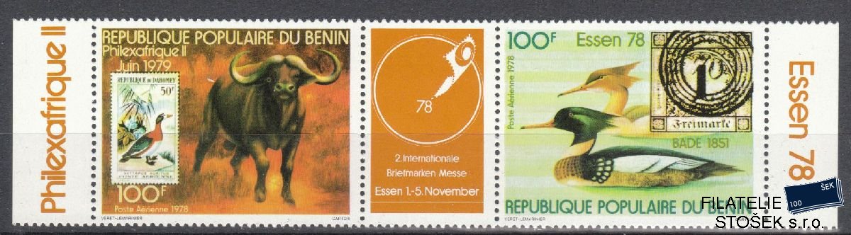 Benin známky Mi 166-67 - Fauna