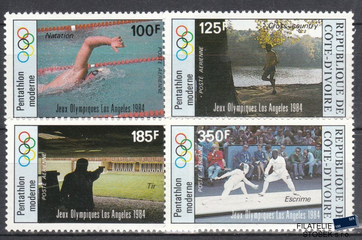 Cote d´Ivoire známky Mi 812-15 - Olympijské hry