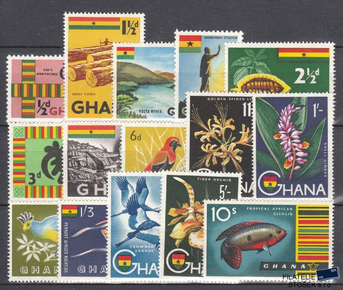 Ghana známky Mi 48-60