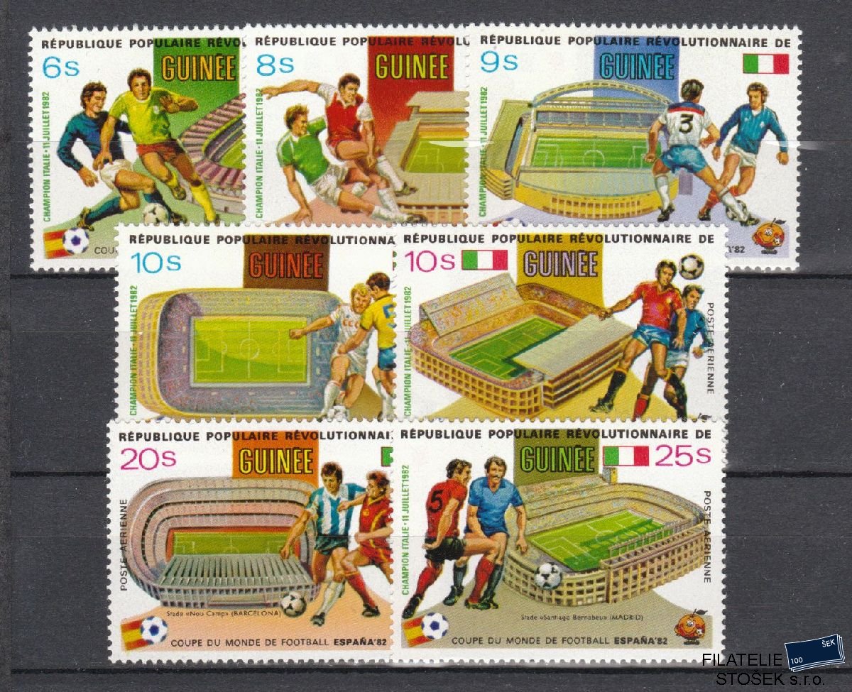 Guinea známky Mi 913-19 - Fotbal