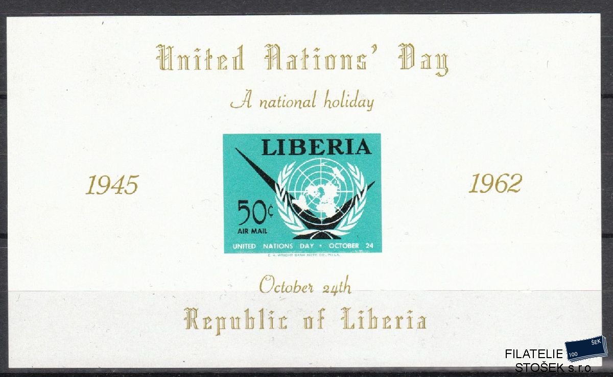 Liberia známky Mi Blok 25