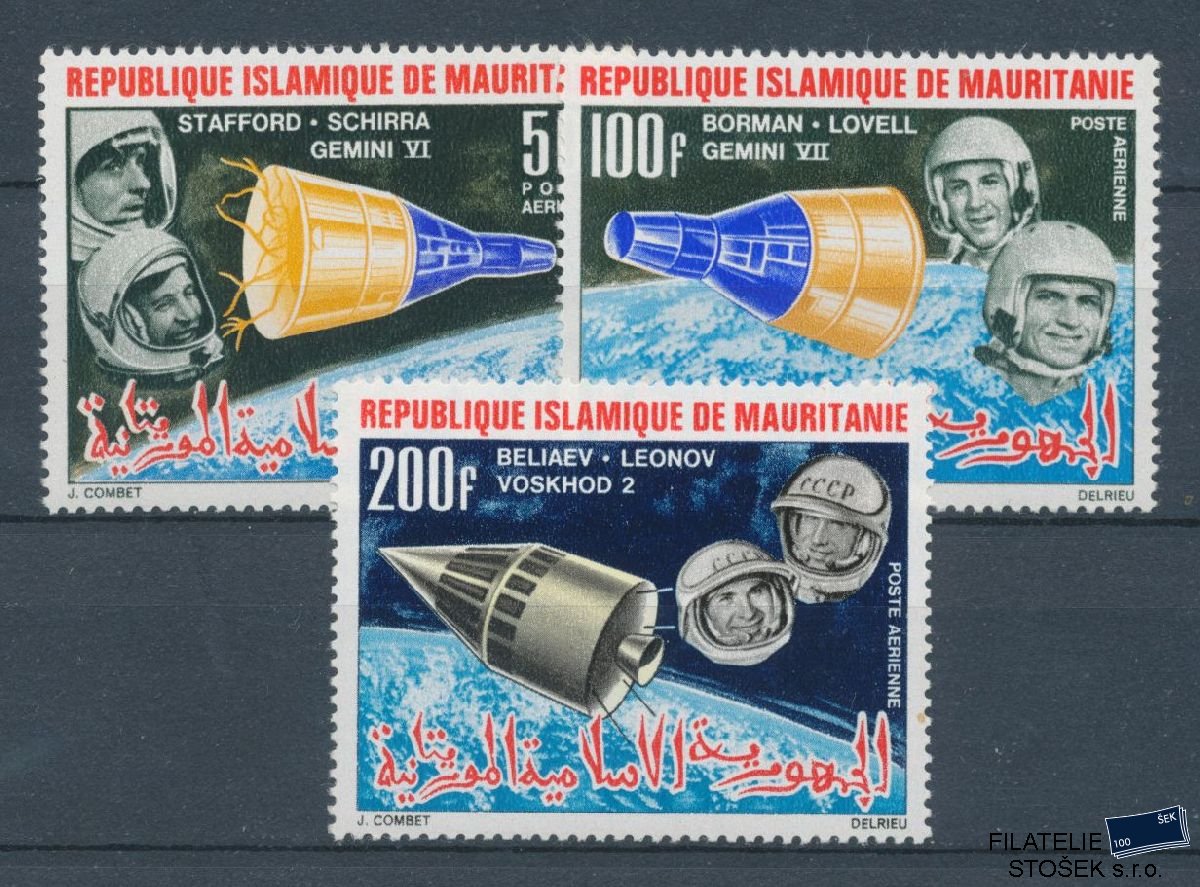 Mauretanie známky Mi 270-72 - Kosmos