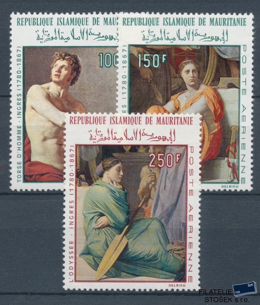 Mauretanie známky Mi 344-46 - Umění