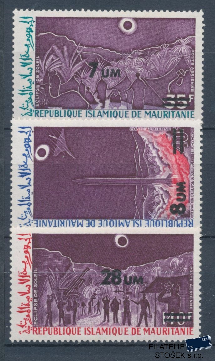 Mauretanie známky Mi 467-69