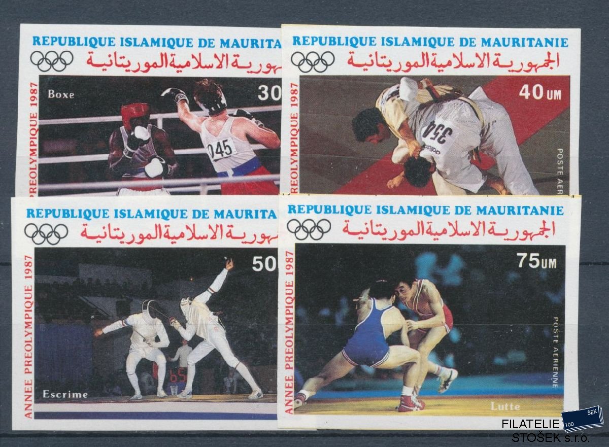 Mauretanie známky Mi 906-9B - Olympijské hry