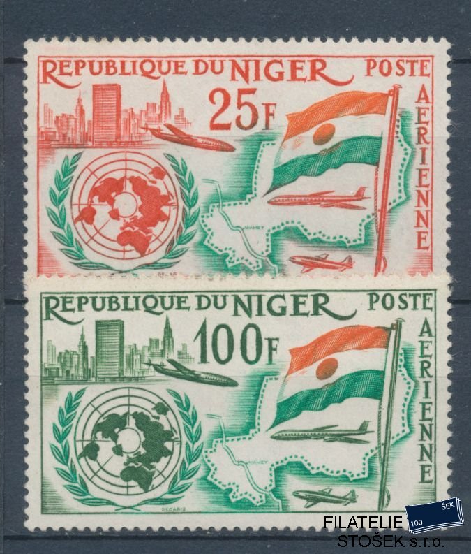 Niger známky Mi 18-19