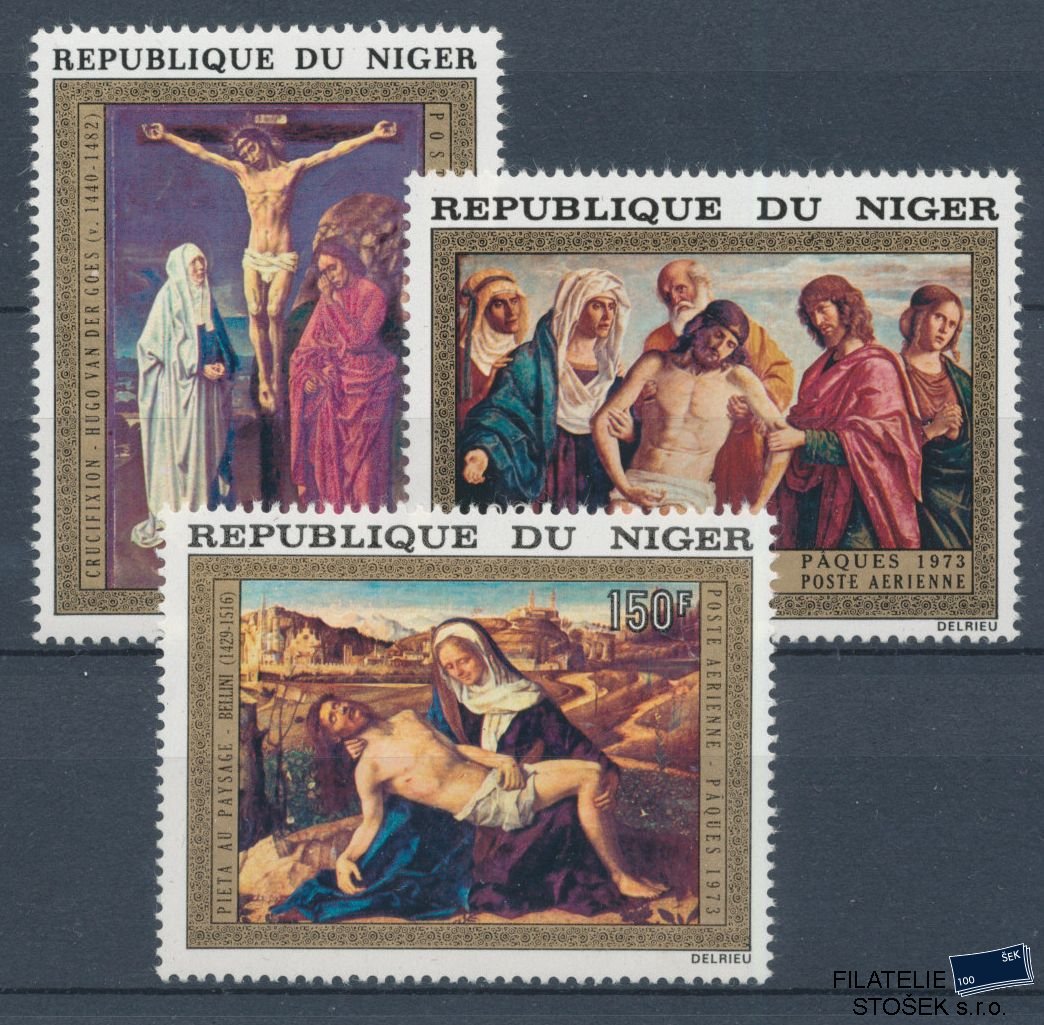 Niger známky Mi 376-378 - Umění
