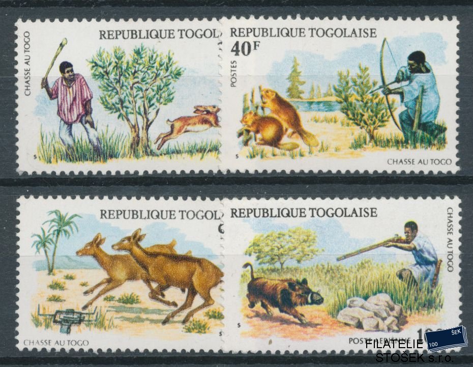 Togo známky Mi 1102-5 - Fauna
