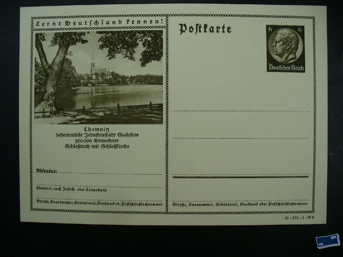 Deutsches Reich celistvosti Ganzsachen P 236 - 41-171-1-B6